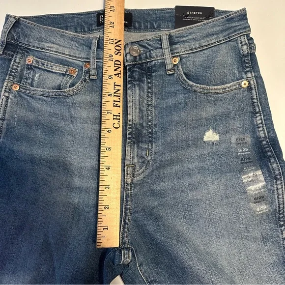 New Women Gap High Rise Vintage Slim Straight Leg Ankle Denim Size 8/29R - Picture 6 of 11